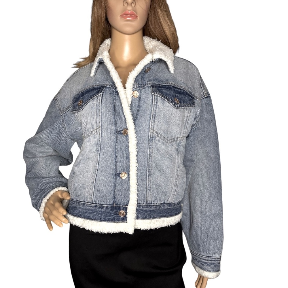 Wild Fable Sherpa Lined Denim Jacket.